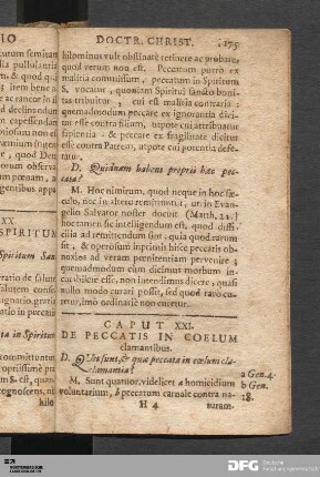 Caput XXI. De Peccatis In Coelum clamantibus.