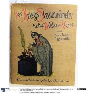 Der Kriegs-Struwwelpeter. Lustige Bilder und Verse von Karl Ewald Olszewski