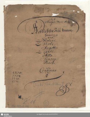 Ach liebster Jesu komm herein - Mus.1896-E-502 : V (5), Coro, orch, bc