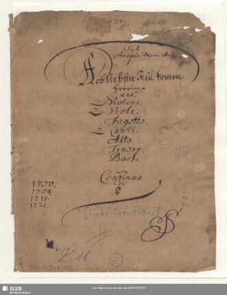 Ach liebster Jesu komm herein - Mus.1896-E-502 : V (5), Coro, orch, bc