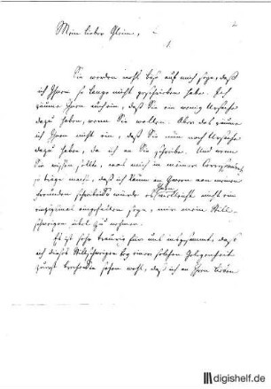 1: Brief von Nikolaus Dietrich Giseke an Johann Wilhelm Ludwig Gleim
