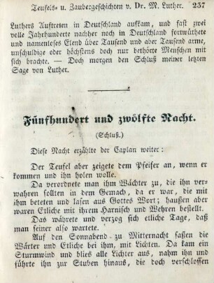 Fünfhundert und zwölfte Nacht