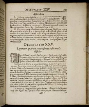 Observatio XXV. Leguntur, quarum conversiones instituendæ difficiles.