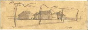 Fischer, Theodor; Nördlingen; Wohnhäuser Baugenossenschaft - Perspektive
