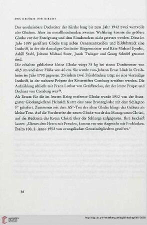Das Geläute der Kirche