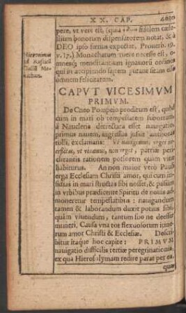 Caput Vicesimum Primum.