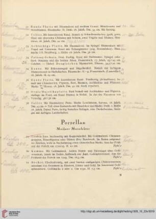 Porzellan Meißner Manufaktur (Nr. 79-181)