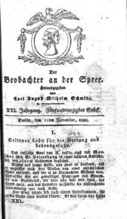 45. Stueck, 11. November 1822