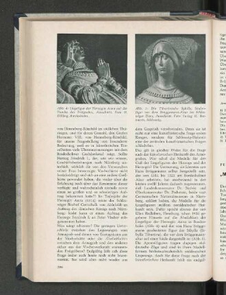 Die Tiburtinische Sybille, Säulenfigur vor dem Brüggemann-Altar im Schleswiger Dom