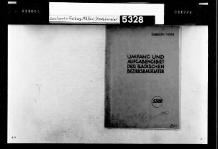 Umfang und Aufgabengebiet der Bezirksbauämter