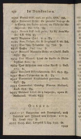 140-150, Octavo