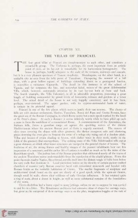Chapter XII: The Villas of Frascati
