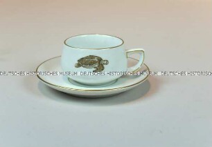 Tasse mit Untertasse von Lacroix für Schildkrötensuppe