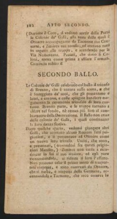 Secondo Ballo = Zweites Ballet