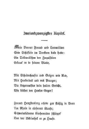 Zweiundzwanzigstes Kapitel