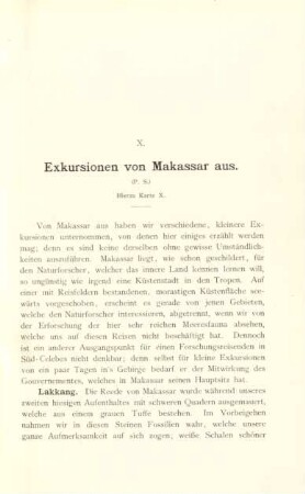 X. Exkursionen von Makassar aus