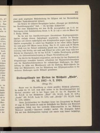 Stellungskämpfe vor Verdun im Abschnitt "Wald"