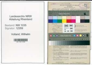Entnazifizierung Wilhelm Volland , geb. 11.10.1903 (Schlosser)