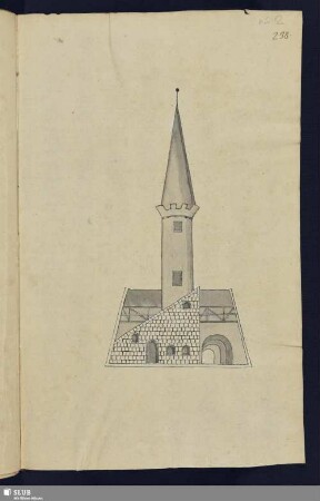 [No. 2. Der wendische Turm]