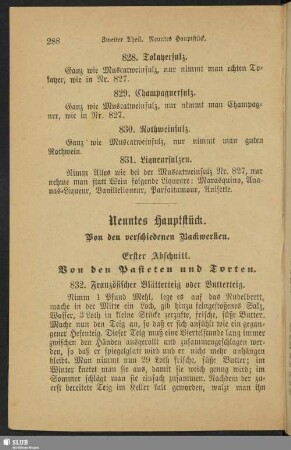 Neuntes Hauptstück