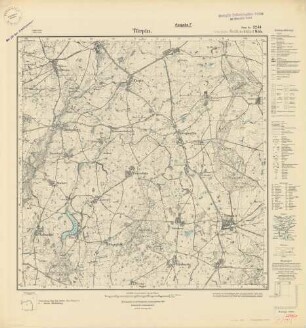 2244 (alte Nr.: 855) Törpin, Meßtischblatt (4cm - Karte)