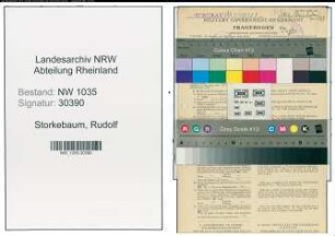 Entnazifizierung Rudolf Storkebaum , geb. 24.06.1892 (Maschienenbauführer)