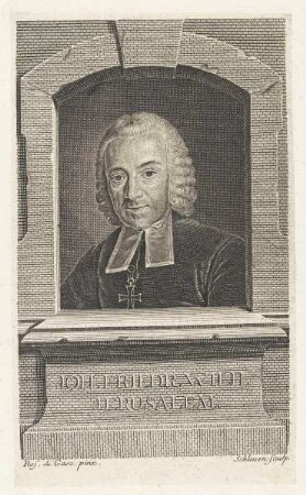 Bildnis des Joh. Friedr. Wilh. Jerusalem