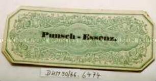 Flaschenetiketten "Punsch-Essenz."