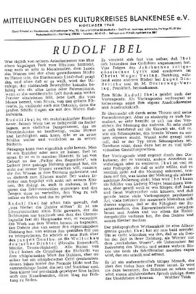 Rudolf Ibel