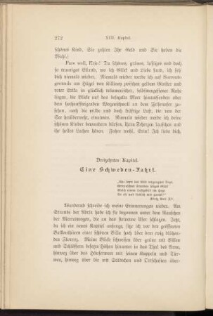 Dreizehntes Kapitel. Eine Schweden-Fahrt.