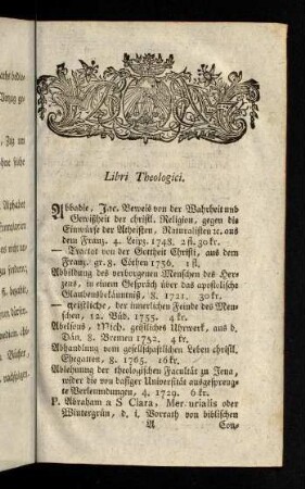 1-340, Libri Theologici