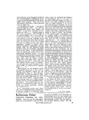 Rechtswesen; Polizei