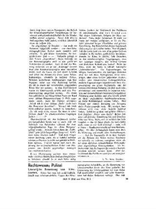 Rechtswesen; Polizei