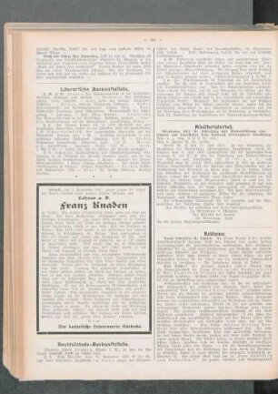 [Nachruf] : [Franz Knaden]
