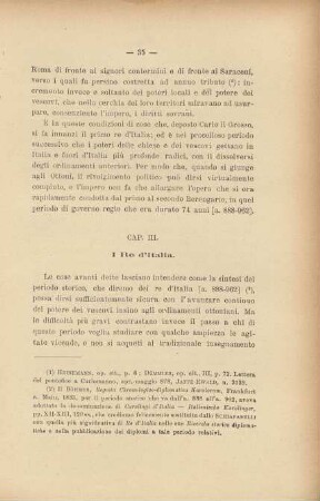 Cap. III. I Re d'Italia