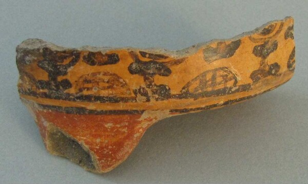 Fragment of a clay vessel