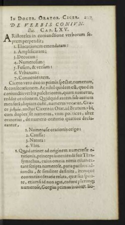 De Verbis Coniunctis. Cap. LXV.