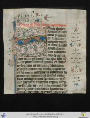 (3rv) Oracio ad sanctum Judam apostolum.