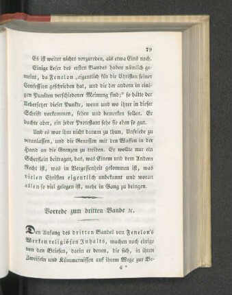 Vorrede zum dritten Bande.