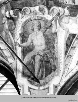 Freskenausstattung der Galleria : Deckendekoration : Apoll