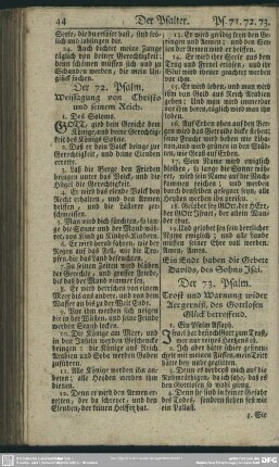 Der 73. Psalm