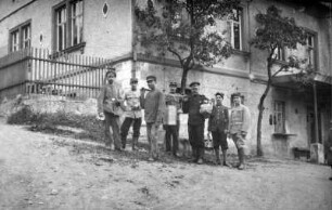 Kriegsgefangene an der Flader-Villa
