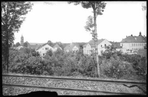 Lohmen. Blick auf Lohmen