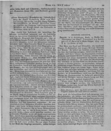 Fouque, F. de la M.: Hieronymus von Stauf. Trauerspiel in 5 Aufzügen. Berlin: Schlesinger 1819