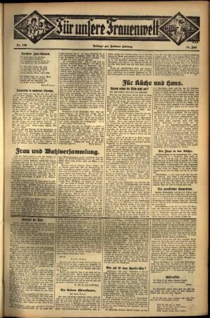 Zweite Ausgabe vom Donnerstag, den 21. Juli 1932.