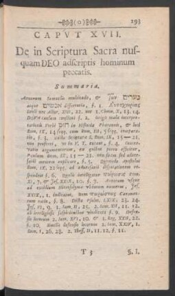 Caput XVII. De in Scriptura Sacra nusquam DEO adscriptis hominum peccatis