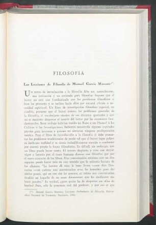 Filosofía