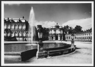 Dresden, Zwinger : Dresden-Altstadt. Zwinger (1709/1728; M. D. Pöppelmann). Wallpavillon