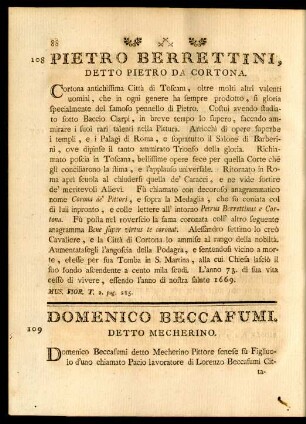 Pietro Berrettini, Detto Pietro Da Cortona