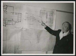 Schauspielhaus, Bochum: Gerhard Graubner bei Baubesprechung